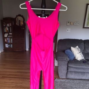 Pink jumpsuit, only worn once.